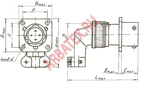 СНЦ23-55/33Р-4-В розетка Разъемы разное фото фото 2
