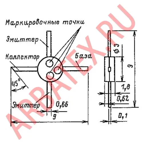 1Т383В2 транзистор фото 3 1Т383В2 транзистор фото 3