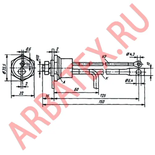 Т25-6 тиристор фото 3 Т25-6 тиристор фото 3