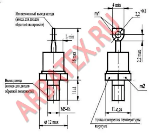 Д212-10-2 диод фото 3 Д212-10-2 диод фото 3