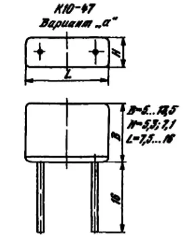 К10-47А 50в 0.47 мкф Н30 фото 3