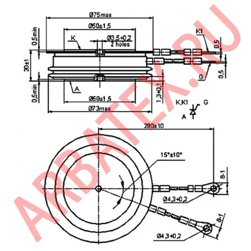 ТБ353-630-13 тиристор фото 3 ТБ353-630-13 тиристор фото 3