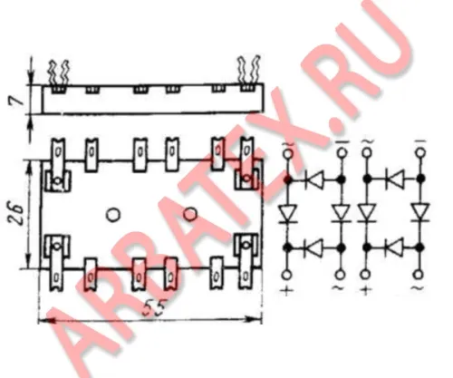 КЦ404Д диодный мост фото 2 КЦ404Д диодный мост фото 2