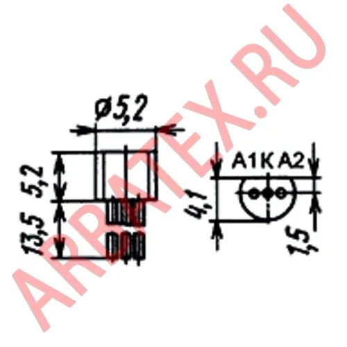 КВС111А-2 варикап фото 2