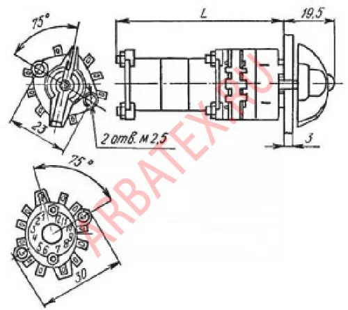 П2Г3-6П4Н переключатель фото 2