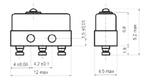 МП12В микропереключатель фото 3 МП12В микропереключатель фото 3