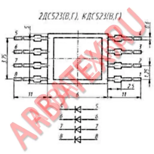 КДС523ВР диодная сборка фото 3 КДС523ВР диодная сборка фото 3
